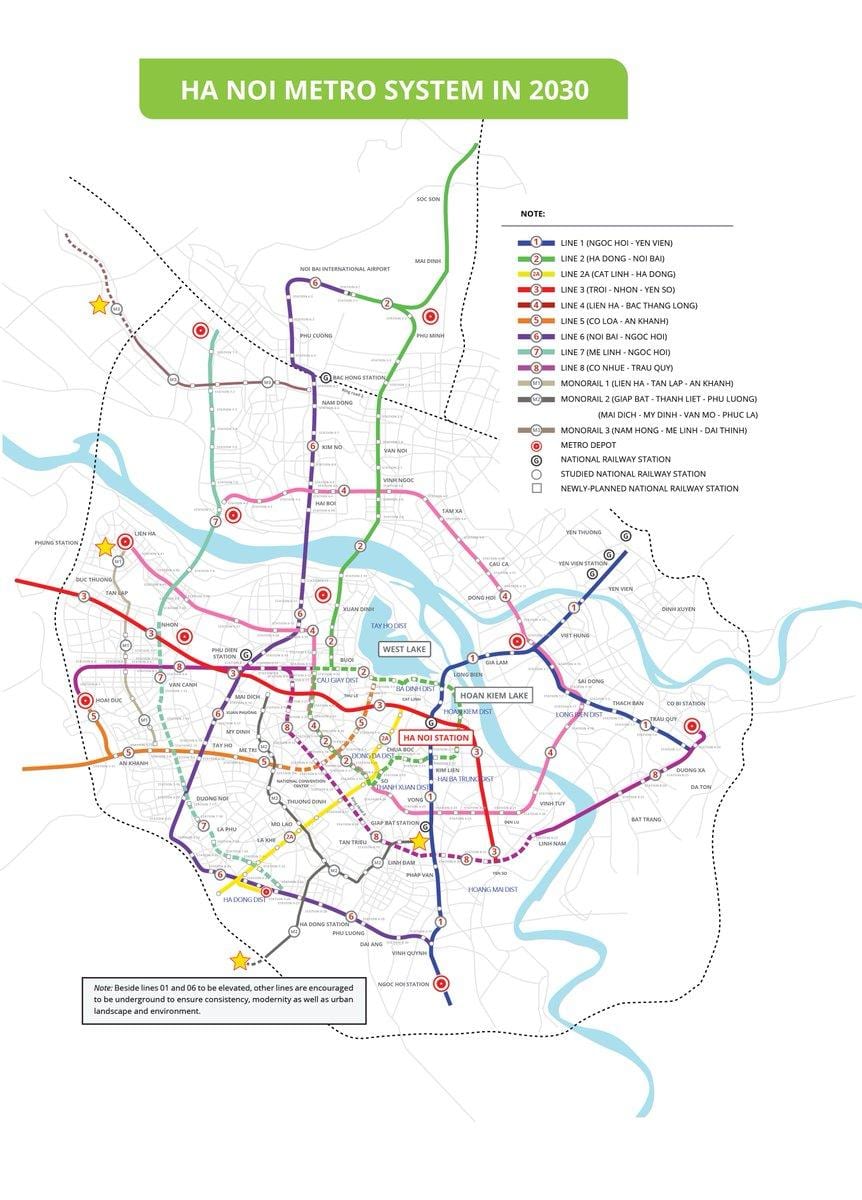Карте ханој метро