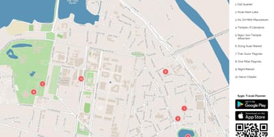 Карта Ханој улична храна