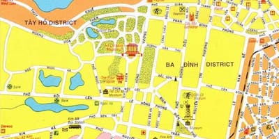 Карта центра ханој 